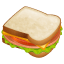 Sandwich-smiley U+1F96A