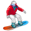 Snowboarder-emoji U+1F3C2