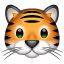 Tigeransigt emoji Whatsapp U+1F42F